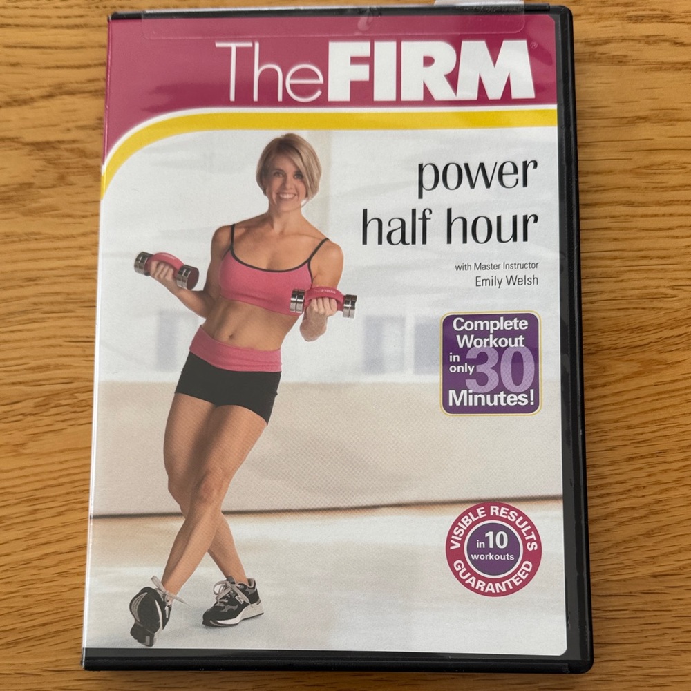 The FIRM Power Half Hour Workout DVD with Weights Emily Welsh
